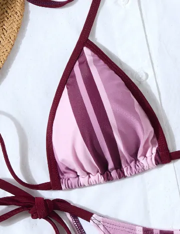 Costum de baie SHEIN, mov/roz