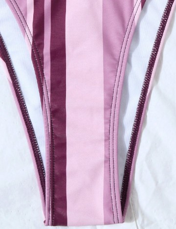 Costum de baie SHEIN, mov/roz