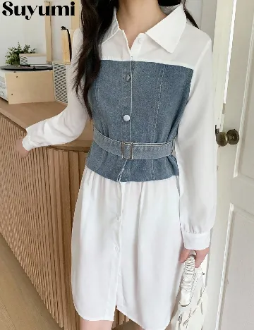 Rochie Shein Kids, alb