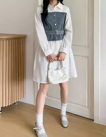 Rochie Shein Kids, alb