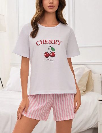 Pijama Carla Mara, mix culori