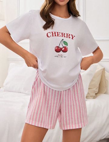 Pijama Carla Mara, mix culori