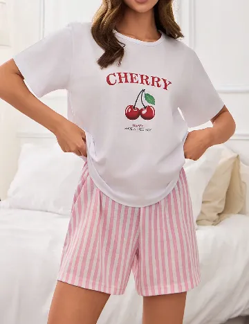 Pijama Carla Mara, mix culori