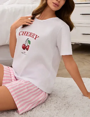 Pijama Carla Mara, mix culori