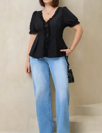 Camasa SHEIN CURVE, negru