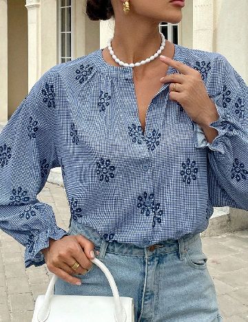 Camasa SHEIN, albastru