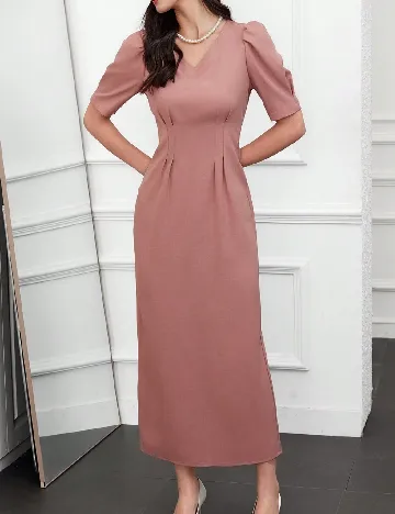 Rochie medie SHEIN, roz