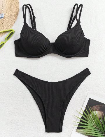 Costum de baie SHEIN, negru