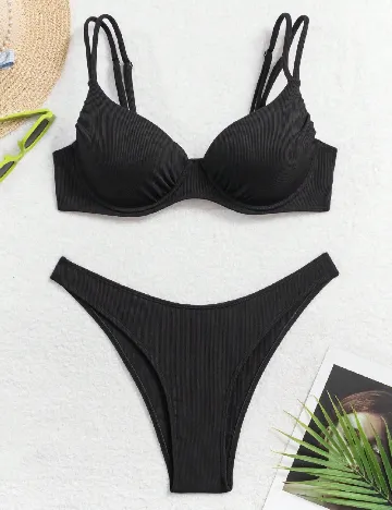 Costum de baie SHEIN, negru
