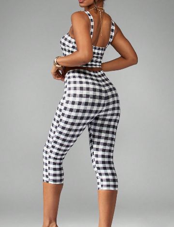 Compleu SHEIN, alb/negru