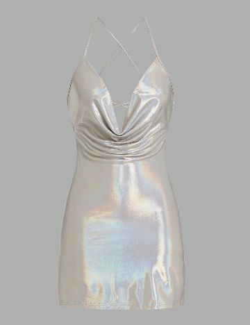 Rochie scurta SHEIN, gri