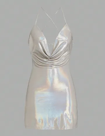 Rochie scurta SHEIN, gri