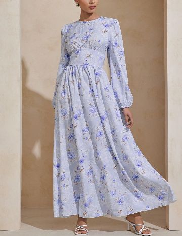 Rochie lunga SHEIN, floral print