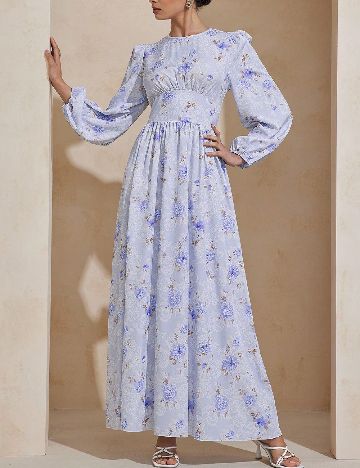 Rochie lunga SHEIN, floral print