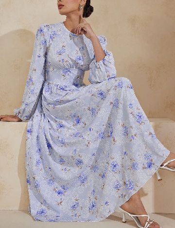 Rochie lunga SHEIN, floral print