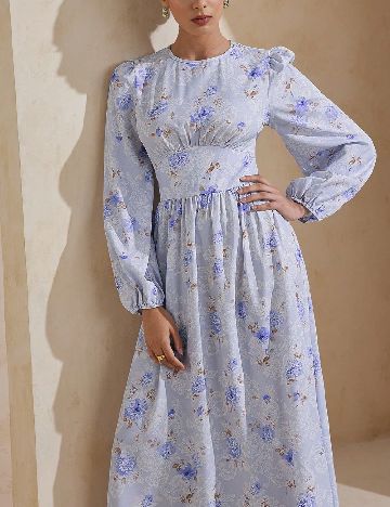 Rochie lunga SHEIN, floral print