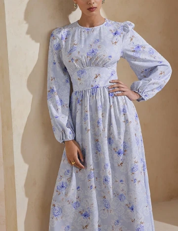 Rochie lunga SHEIN, floral print