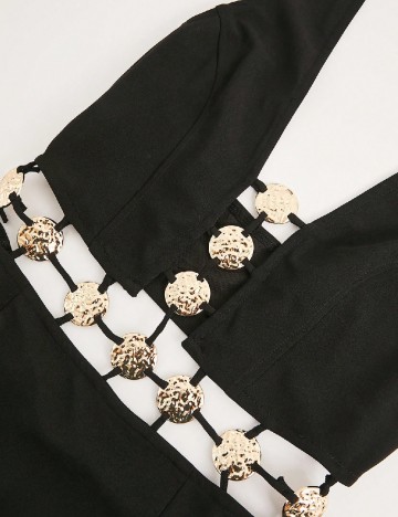 Rochie lunga Haute, negru