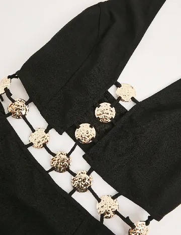 Rochie lunga Haute, negru