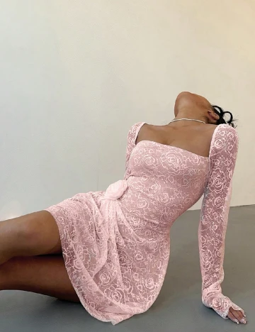 Rochie scurta SHEIN, roz