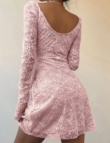 Rochie scurta SHEIN, roz