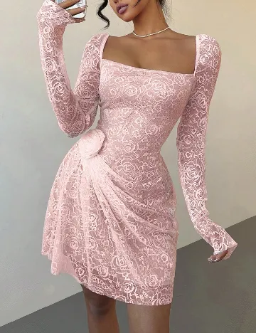 Rochie scurta SHEIN, roz