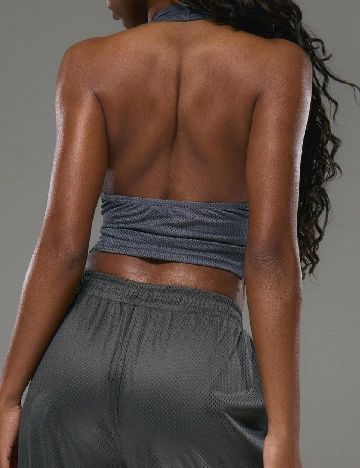 Top SHEIN, gri inchis