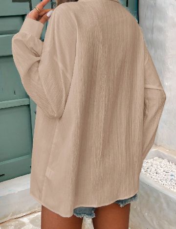 Camasa Oversize SHEIN, crem