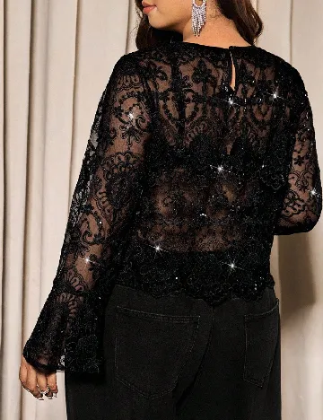 Bluza SHEIN CURVE, negru