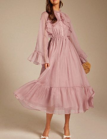 Rochie medie SHEIN, roz