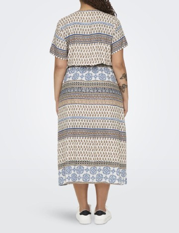 Rochie medie Only Carmakoma, mix culori