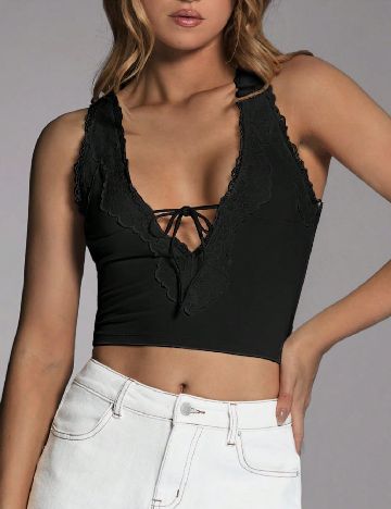 Top Forever 21, negru