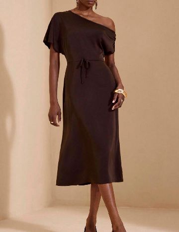 Rochie medie SHEIN, maro