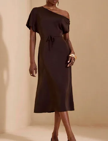 Rochie medie SHEIN, maro