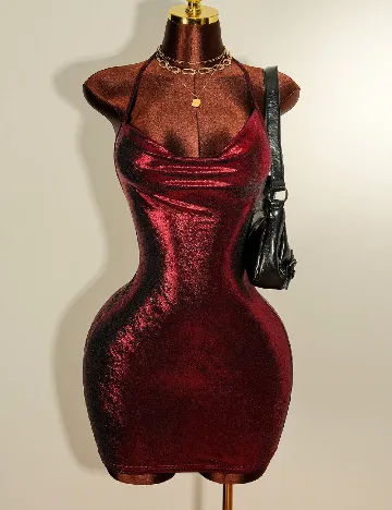 Rochie scurta SHEIN, rosu