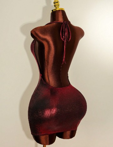 Rochie scurta SHEIN, rosu