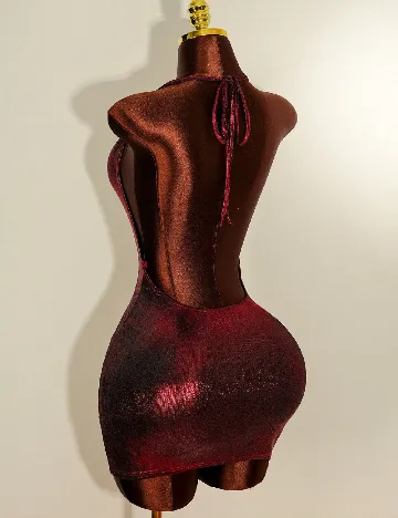 Rochie scurta SHEIN, rosu