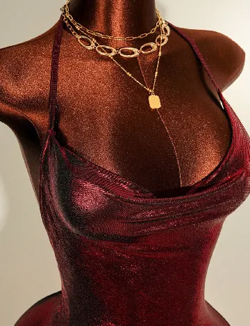 Rochie scurta SHEIN, rosu