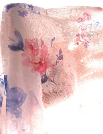 Top SHEIN, floral print