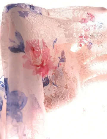 Top SHEIN, floral print