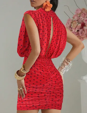 Rochie scurta SHEIN, rosu