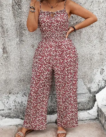 Salopeta SHEIN CURVE, floral print