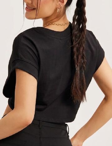 Top Jacqueline de Yong, negru