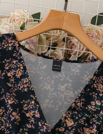 Rochie lunga SHEIN CURVE, floral print