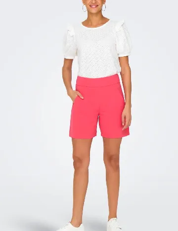 Pantaloni scurti Jacqueline de Yong, roz