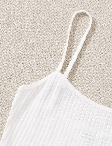 Set topuri 2 bucati SHEIN, alb/negru