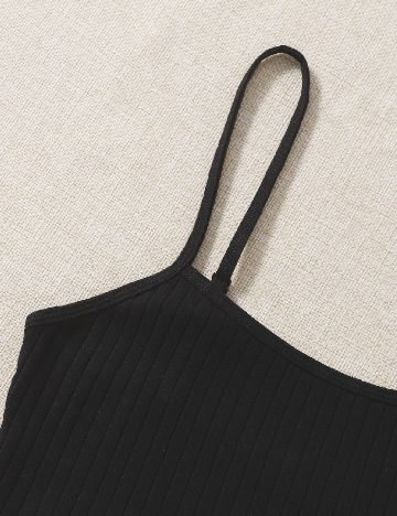 Set topuri 2 bucati SHEIN, alb/negru