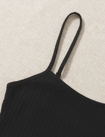 Set topuri 2 bucati SHEIN, alb/negru