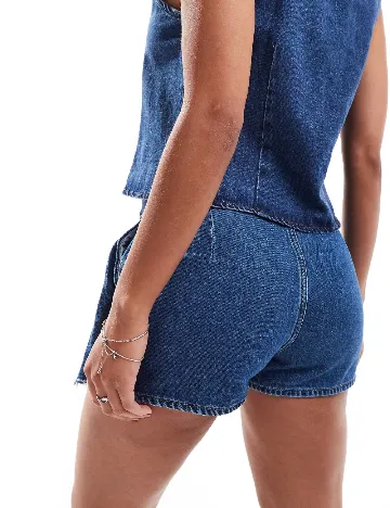 Fusta pantalon Only, albastru