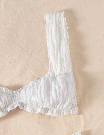 Costum de baie SHEIN, alb